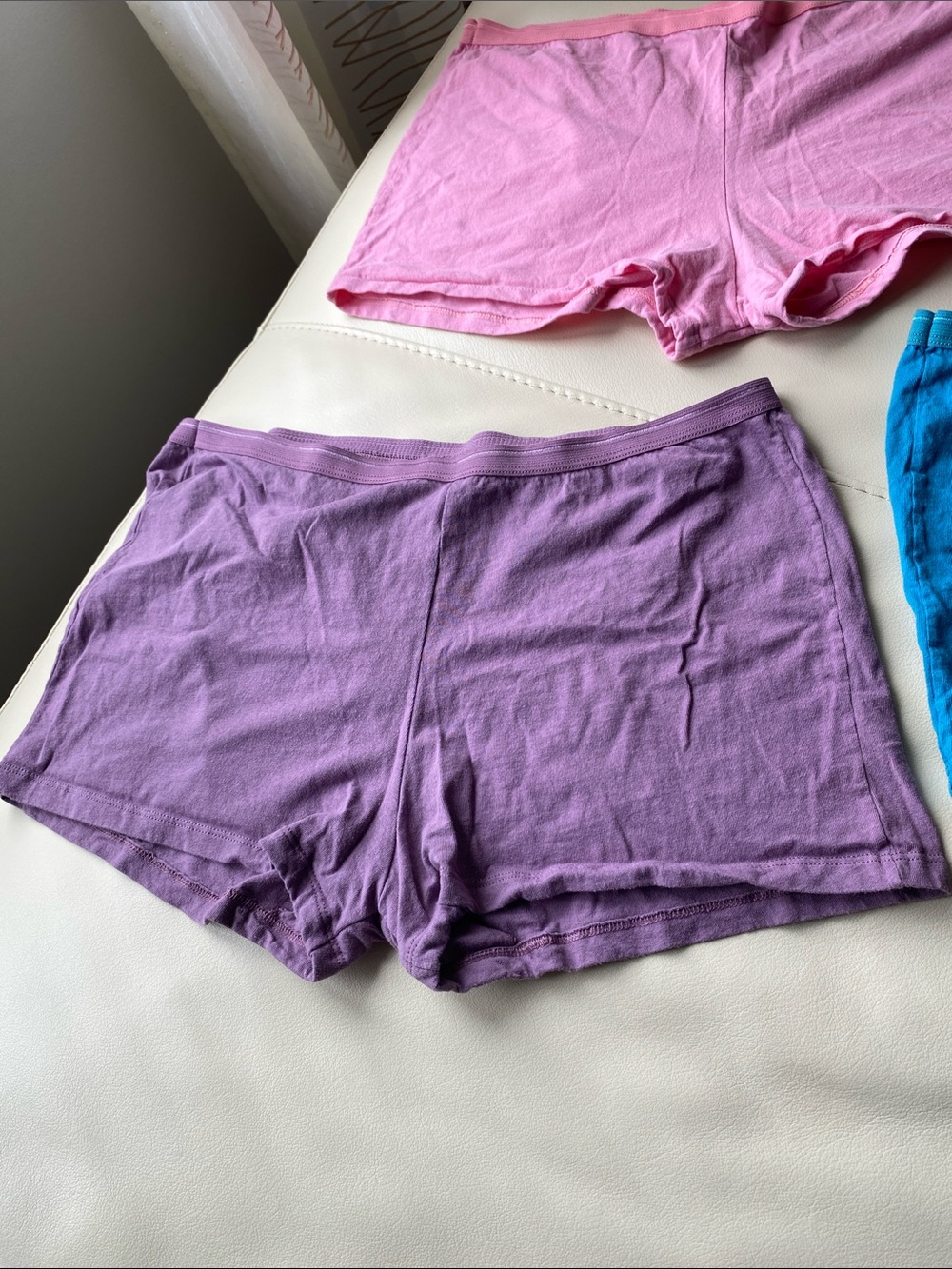 Fruit of the Loom 100% cotton Boyshort Panties - Size XL (14-16) - 3 pack - Picture 5 of 13